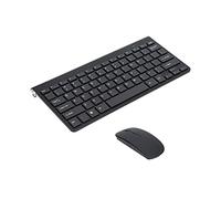 Airshi Combo Clavier Souris sans Fil, Indicateurs de Batterie Faible Sensation Confortable Clavier Souris Combo pour Windows pour Ordinateur de Bureau pour Macbook