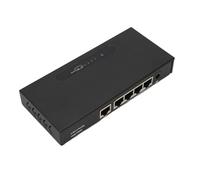 Airshi Commutateur Réseau Ethernet, Commutateur Ethernet Gigabit Auto-adaptatif 5 Ports RJ45 78W Sortie Plug and Play pour Le Bureau (Prise UE)