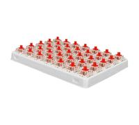 Airshi Commutateur Rouge, Commutateur de Clavier Mécanique pré-huilé 35 Pièces Largement Utilisées pour Les Claviers Mécaniques