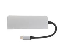 Airshi Concentrateur USB 3.0, Fonction de Dissipation Thermique du Répartiteur USB C Vitesse de 5 Gbps Transmission de Données Puissante pour Téléphones Intelligents pour Projecteurs