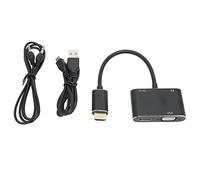 Airshi Convertisseur d'interface Multimédia HD, Conception d'interface d'alimentation de Commutateur d'interface Multimédia HD pour Amplificateur de Puissance de Casque pour
