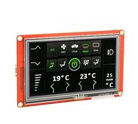 Airshi Écran Intelligent de 4,3 Pouces, Prise en Charge de l'écran Tactile Résistif Vidéo HMI TFT LCD pour Tablette