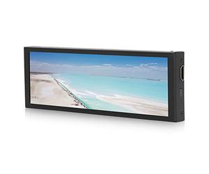 Airshi Écran Secondaire du Boîtier PC, 60Hz 16.7M Couleur d'affichage 5:16 Clear View 900:1 Écran LCD Extensible pour CM3 pour 3B+ (Écran Tactile capacitif)