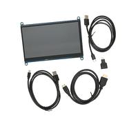 Airshi Écran Tactile de Moniteur, Double Haut-Parleur écran Tactile Capacitif 5 Points IPS, Affichage 1024x600 pour TV (Écran d'affichage avec Fil)