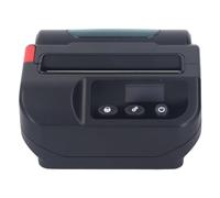 Airshi Imprimante Thermique, Imprimante Thermique Portable Haute Vitesse 80 Mm AC110-240 V avec Transparente pour Magasin de Détail (Prise UE)