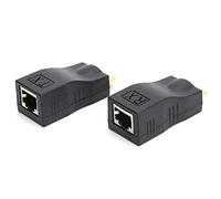 Airshi Interface Multimédia Haute Définition vers Adaptateur RJ45, Connecteur Réseau 30 Mètres de Distance de Transmission Cat5e Cat6 pour Ordinateur