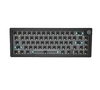 Airshi Kit de Clavier Mécanique Bricolage, 67 Touches Trois Modes Clavier Barebones sans Fil 2.4G Type C Filaire pour Le Ménage pour (Noir)