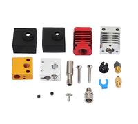 Airshi Kit d'extrémité Chaude d'extrudeuse d'imprimante 3D, Buse Mk8 de Kit d'extrémité Chaude Assemblée Résistante à la Chaleur pour Ender 3 Pro