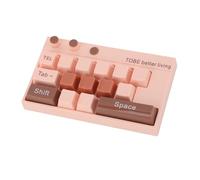 Airshi Kits d'ornements de Clavier Mécanique, Affichage Lumineux Robuste, Décoration d'ornements Mécaniques pour Clavier de Jeu, Utilisation Facile avec des Autocollants Numériques