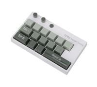 Airshi Kits d'ornements de Clavier Mécanique, Affichage Lumineux Robuste, Décoration d'ornements Mécaniques pour Clavier de Jeu, Utilisation Facile avec des Autocollants Numériques
