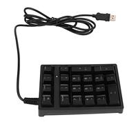 Airshi Mécanique K21 Numpad, Numpad Multifonctionnel Portable 21 Touches USB Couleur LED pour PC Ordinateur de Bureau