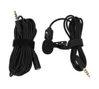 Airshi Microphone Lavalier, Micro Professionnel Anti-Bruit pour l'enregistrement Extérieur Intérieur pour Caméra