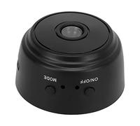 Airshi Mini Caméra, Batterie 240 Mah Affichage en Temps Réel de la Caméra de Surveillance WiFi Fil pour Le Bureau (Noir)