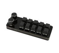 Airshi Mini clavier, clavier personnalisé macro, interrupteur bleu programmable à réponse rapide pour bureau