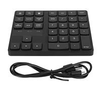 Airshi Mini Clavier Numérique, 35 Touches 32.8ft Distance de Transfert ABS Keycaps en Forme de U Clavier Numérique sans Fil pour PC