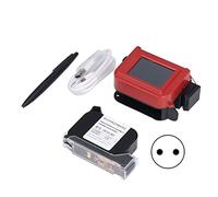 Airshi Mini Imprimante à Jet d'encre, Portable Micro AC100-240V 300DPI avec Roue de Synchronisation Jet d'encre Portable pour Carton pour Plastique pour Pierre (Prise UE)