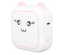 Airshi Mini-imprimante Thermique Haute Résolution, Noir et Blanc, sans Encre, Souvent Utilisée pour Les Notes (Pink)