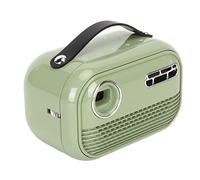 Airshi Mini Projecteur, Prise en Charge 5G WiFi 5000 MAh Batterie Verte Processeur Quad Core Projecteur DLP Portable 100-240 V avec Lumière LED RVB pour l'extérieur (Vert)