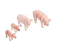 Airshi Modèle d'animaux de Porc, Ferme de Simulation, Ferme de Porc, Coffre-Fort Pratique pour Former la Pensée Logique pour Améliorer la capacité Pratique (Famille Cochon (1))