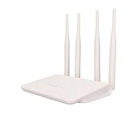 Airshi Modem Routeur 4G LTE, Routeur WiFi Détachable à 4 Antennes 300Mbps ABS Matériel 100-240V 2.4G pour Bureau (Prise UE)