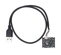 Airshi Module Caméra, Vue 50° 0.3MP Reconnaissance Faciale Carte Webcam Puce Photosensible GC0308 pour WinXP pour Codes QR Gates