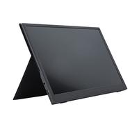 Airshi Moniteur de Jeu Portable, Haut-Parleur intégré de 15,6 Pouces, Moniteur Portable de Type C 1080p, Corps Ultra Fin pour la publicité en Magasin (Prise UE)