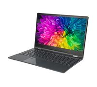 Airshi Ordinateur Portable 14,1 Pouces, Résolution 3840x2160 12G RAM Déverrouillage par Empreintes Digitales Gris 360 Degrés Flip Quatre Modes Écran Tactile Ordinateurs Portables