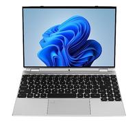 Airshi Ordinateur Portable de Bureau, Lecteur d'empreintes Digitales d'Ordinateur Portable de Noyau de Quadruple de comprimé d'écran Tactile de Bord Micro pour Le (16 Go + 1 to Prise