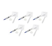Airshi Pâte Conductrice Thermique, Sûre, Fiable, Largement Applicable, sans Métal, Forte Adhérence, 5 Pièces, Pâte Thermique pour Chipset (2,5 ML, 0,11 oz)