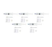 Airshi Pâte Conductrice Thermique, Sûre, Fiable, Largement Applicable, sans Métal, Forte Adhérence, 5 Pièces, Pâte Thermique pour Chipset (20 ML, 0,88 oz)