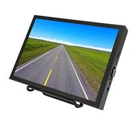 Airshi Petit écran Portable IPS Screen 110-240V Haut-parleurs d'ordinateur Intégrés Multifonctionnels (Prise UE)