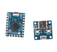 Airshi Petite Carte de Développement, Carte de Développement de Microcontrôleur RP2040 Broches GPIO Multifonctions avec Câble FPC pour Bureau