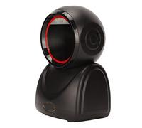 Airshi Scanner de QR USB, Résistance à la Lumière Ambiante Applications Larges Scanner de QR de Bureau Haute Précision pour Les Supermarchés (Noir)