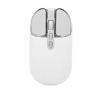 Airshi Souris Fille, Silent Click 500mAh Batterie 4800fps Design Moderne 2 Modes sans Fil Souris sans Fil pour Bureau (Blanc)