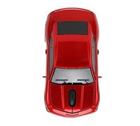 Airshi Souris pour Ordinateur Portable, Souris sans Fil en Forme de Voiture de Course 2,4 GHz en Mode Veille Automatique pour Ordinateur Portable (Rouge)