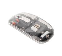 Airshi Souris sans Fil RVB, Couverture Magnétique Transparente Rechargeable 400 MAh 2400 DPI sans Fil pour Le Travail (Gris)