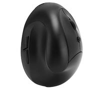 Airshi Souris Verticale sans Fil, Connexion sans Fil 2,4 GHz Conception de Souris Verticale Ergonomique pour la Maison (Noir)