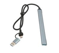 Airshi Station d'accueil de type C, concentrateur polyvalent 5 Gbit/s gris sidéral de type C pour bureau de voyage