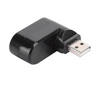 Airshi Station d'accueil, Répartiteur USB, Concentrateur, Répartiteur USB2.0 pour Ordinateur Portable pour Disques Durs Externes (Noir)