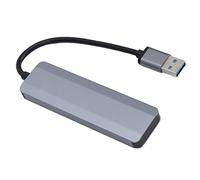 Airshi Station d'accueil USB3.0, Petit Concentrateur USB3.0 Portable 4 Ports pour Ordinateur de Bureau pour Clavier pour Ordinateur