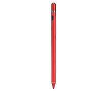 Airshi Stylo d'écran Tactile, Stylo de Cuivre Capacitif de 5V 0.2A avec Le Câble de Remplissage d'USB pour Le Téléphone Intelligent (Rouge)