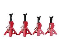 Airshi Support de Cric Rouge 3 Tonnes 6 Tonnes, Support de Cric RC Durable, Hauteur Réglable Portable pour Voiture sur Chenilles RC D90 Axial Wraith SCX10 1/10