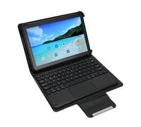 Airshi Tablette 10,1 Pouces, 8 Cœurs CPU 100-240V FHD Tablet 2-en-1 16MP Caméra avec étui de Protection pour Bureau (Prise UE)