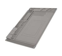Airshi Tapis de Soudure, 17,72 X 11,81 Pouces en Silicone Résistant à la Chaleur pour la Réparation électronique de Réparation de Téléphone et d'ordinateur