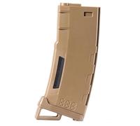 Airsoft - Chargeur 130 Billes Polymer Tan Pour M4 - Lancer Tactical