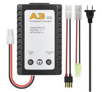 Airsoft Chargeur de batterie de voiture RC 9,6 V 8,4 V 7,2 V Ni-Mh Mi-Cd avec connecteur KET-2P Standard-Tamiya 2,4 V-12 V (2S-10S) NiMH NiCd Batteies