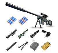 Airsoft Sniper Soft Bullet Gun Jouet AWM Projectile Launcher Gun Adulte Levier Action Fusil de Chasse Jouet Pistolet Jouet 1 : 1 Semble réel-AWM