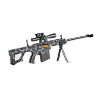 Airsoft Sniper Soft Bullet Gun Jouet M82A1 Projectile Launcher Gun Adulte Levier Action Fusil de Chasse Jouet Pistolet Jouet 1 : 1 Semble Réel, Pistolet Jouet en Mousse -Camouflage