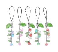 Airssory Breloques pour téléphone portable, pendentif, bracelet mobile, accessoires de décoration pour téléphone portable, porte-clés, accessoires de bijoux à faire soi-même, Métal non précieux