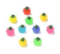 Airssory Lot de 35 breloques citrouille lumineuses en résine sur le thème d'Halloween pour bricolage, bijoux, bracelet, collier, boucles d'oreilles, sacs, porte-clés